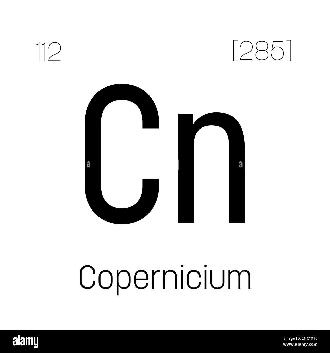 Chromium, Cr, periodic table element with name, symbol, atomic number and weight. Transition metal with various industrial uses, such as in stainless steel, electroplating, and as a pigment in dyes and paint. Stock Vector