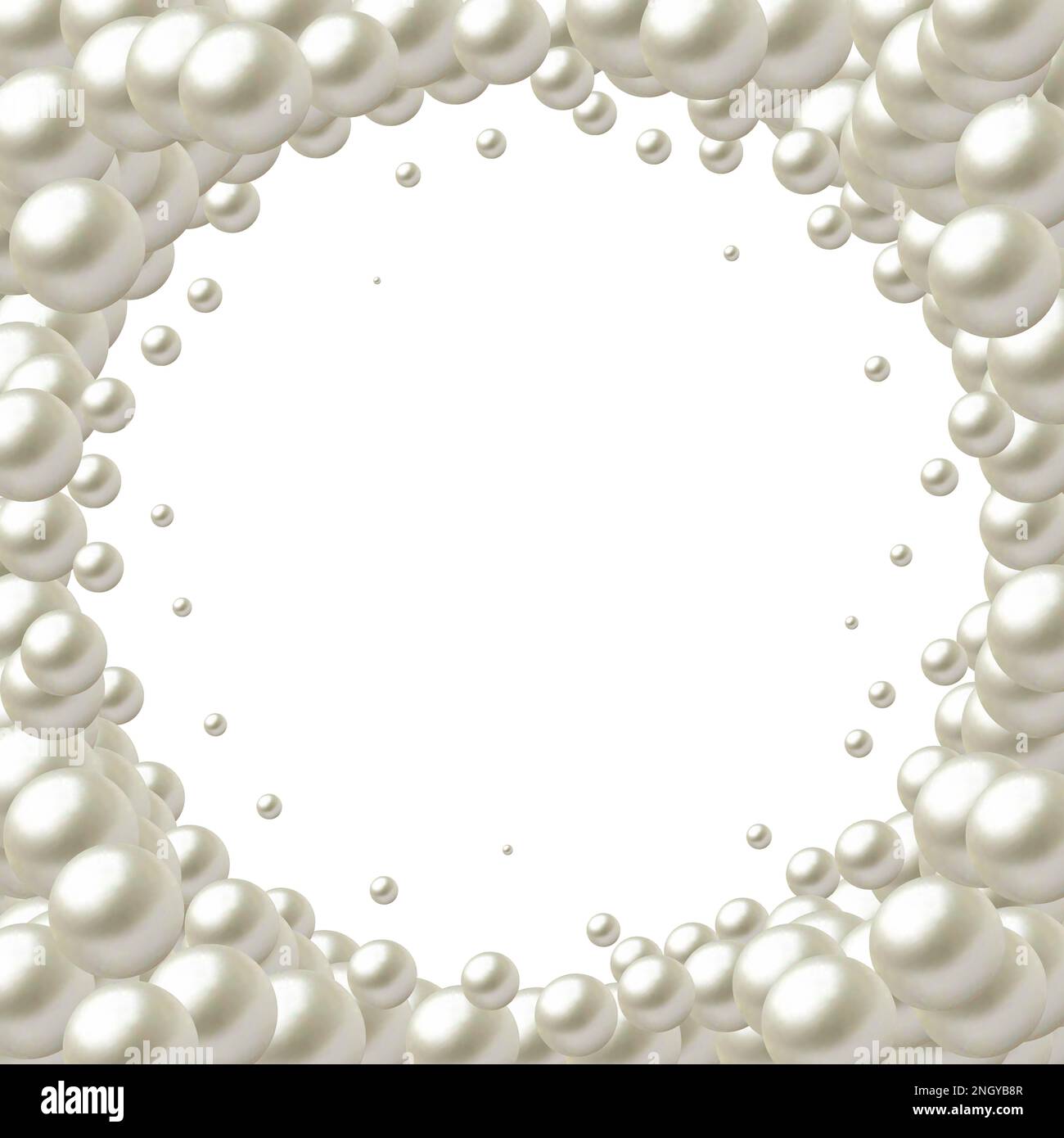 Realistic background of multiple pearls - vector eps10 illustration ...