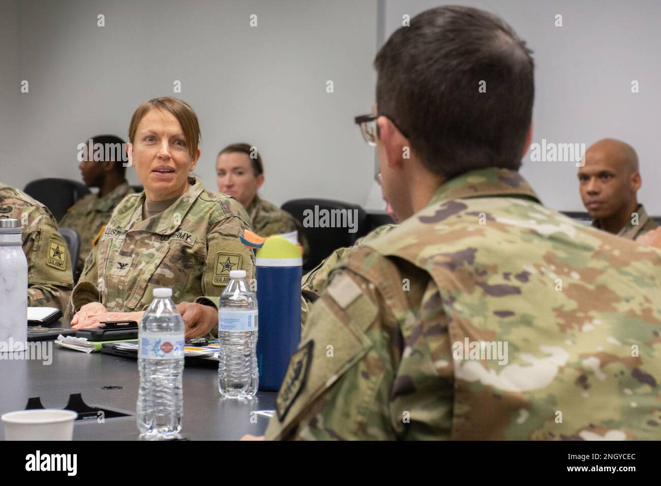 The Adjutant General of the U.S Army, BG Gregory Johnson, meets with ...