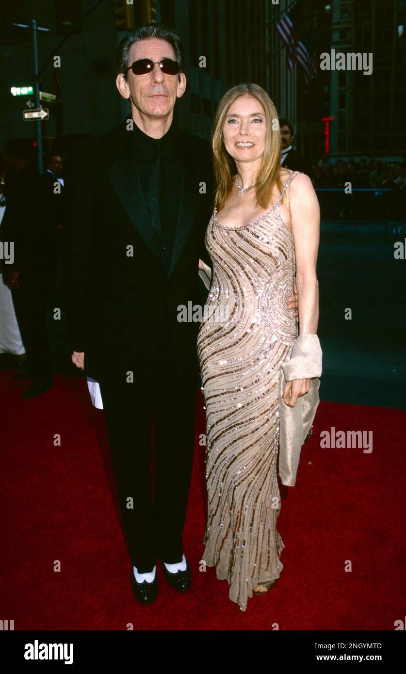 Richard Belzer and wife Harlee McBride attend NBC's 75th Anniversary Party at Rockefeller Center in New York City on May 5, 2002. Photo Credit: Henry McGee/MediaPunch Stock Photo