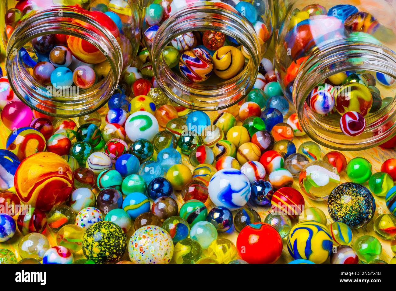 Jar of marbles hires stock photography and images Alamy