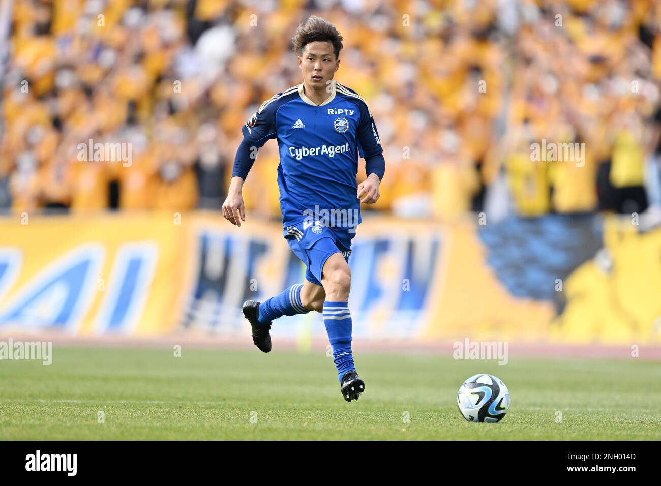 Tokyo, Japan. Credit MATSUO. 19th Feb, 2023. Hijiri Onaga (Zelvia) Football/Soccer 2023 J2