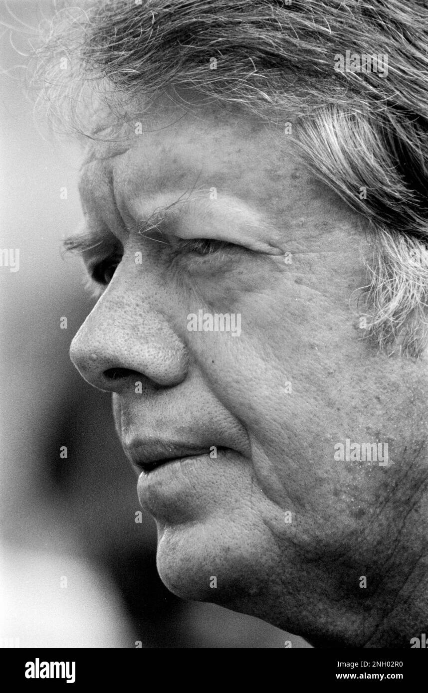 1976 Democratic presidential nominee Jimmy Carter and his vice