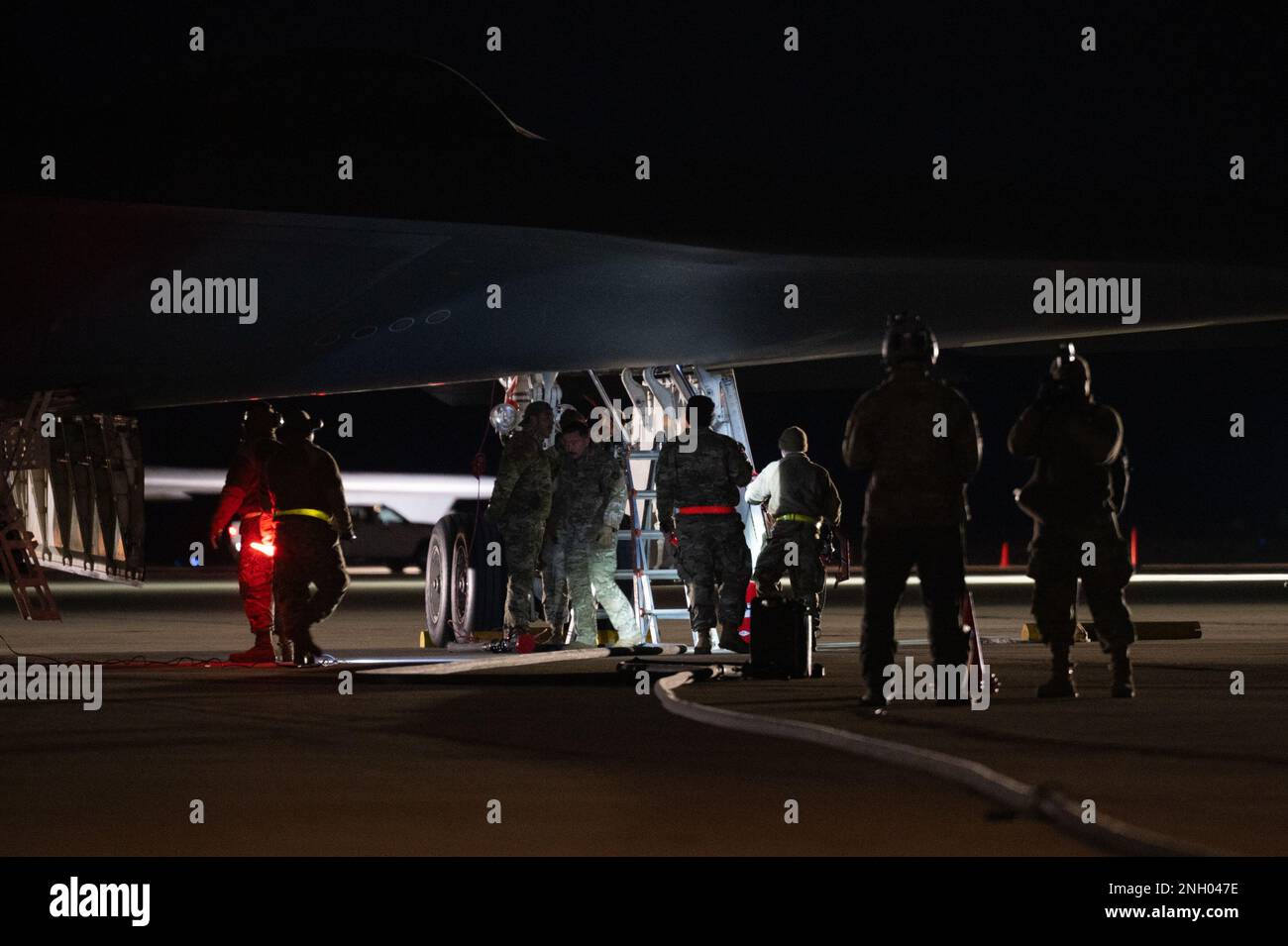 Airmen assigned to the 437th Airlift Wing, stationed at Joint Base