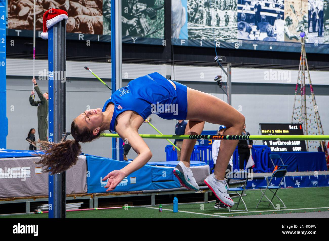 U.S. AIR FORCE ACADEMY, Colo. Air Force's Shayla Padilla competes in