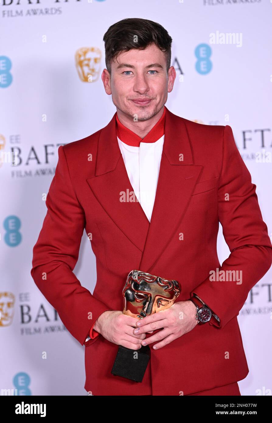 February 19th, 2023, London, UK. Barry Keoghan at the 2023 EE BAFTA Film Awards, Royal Festival