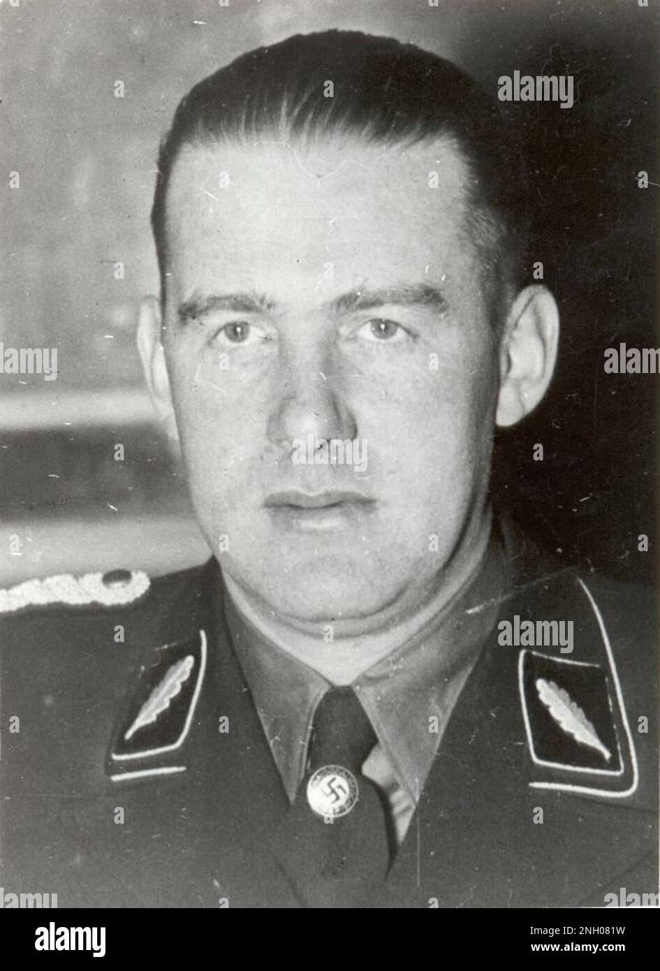 SS officer Odilo Globocnik (Germanised to Globotschnigg ). He had a leading role in Operation Reinhard, the organized murder of around one and a half million Jews in the Majdanek, Treblinka, Sobibor and Belzec extermination camps. Photo By Bundesarchiv, Bild 146-2007-0188 / CC-BY-SA 3.0, CC BY-SA 3.0 de, https://commons.wikimedia.org/w/index.php?curid=5483988 Stock Photo