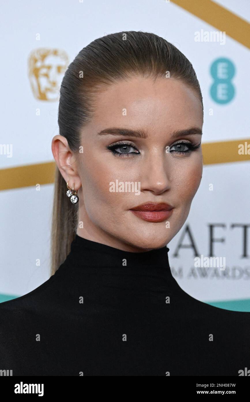 Rosie Huntington-Whiteley attending the EE BAFTA Film Awards 2023 at