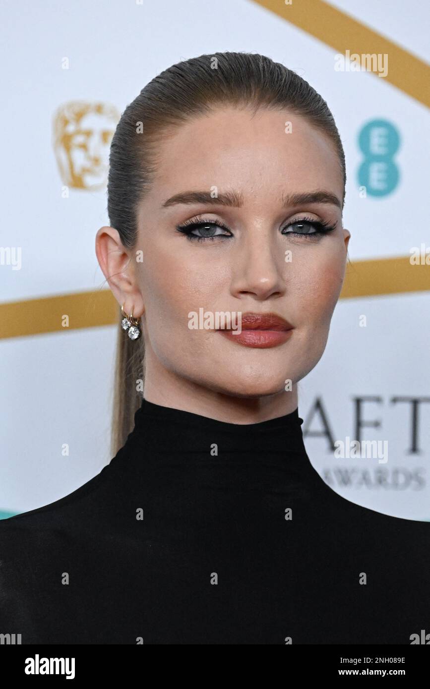 Rosie Huntington-Whiteley attending the EE BAFTA Film Awards 2023 at