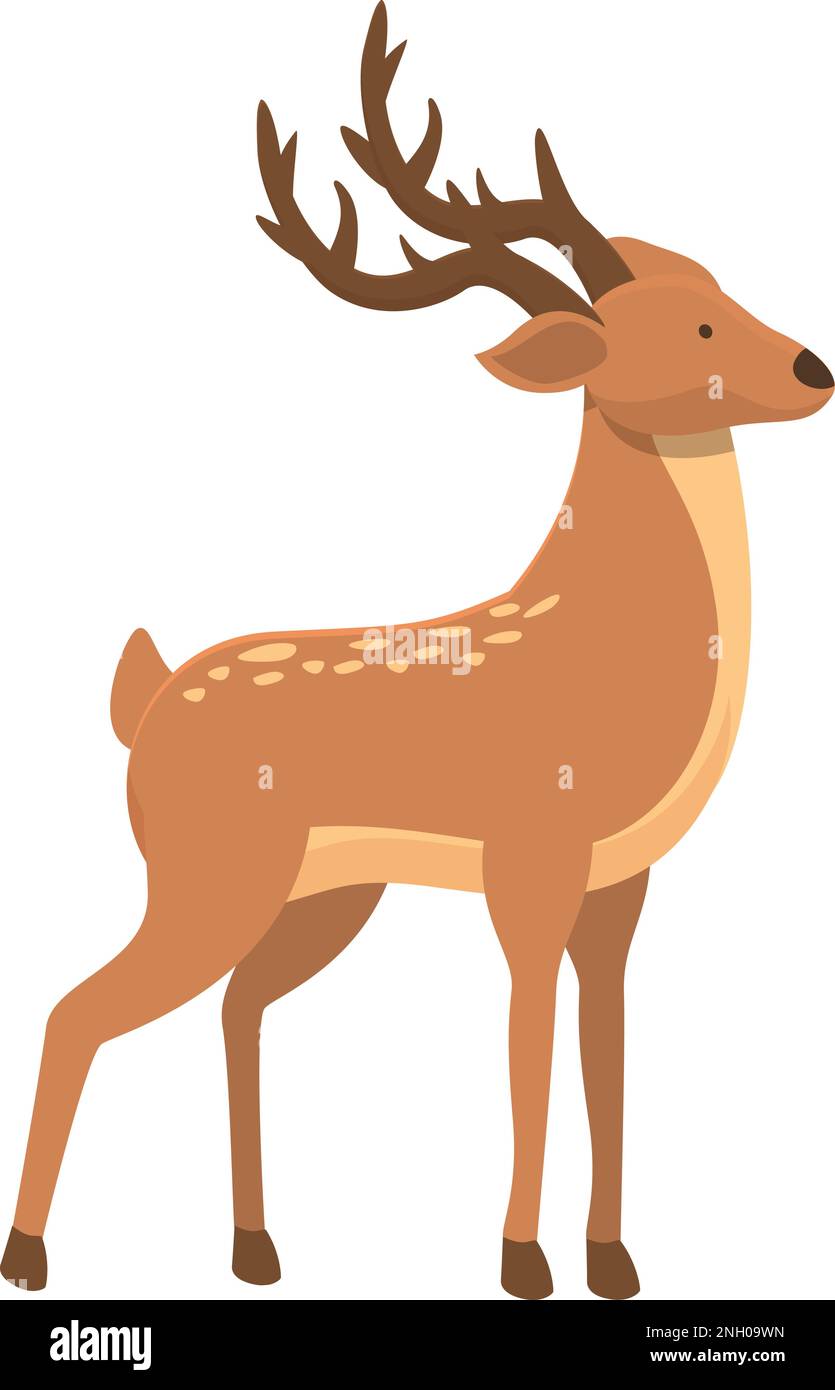 Adorable deer icon cartoon vector. Nature baby. Wildlife mammal Stock Vector