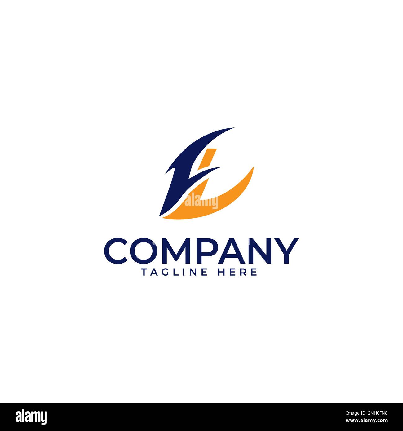 Creative ft letter logo design modern art icon template logo attractive style Stock Vector