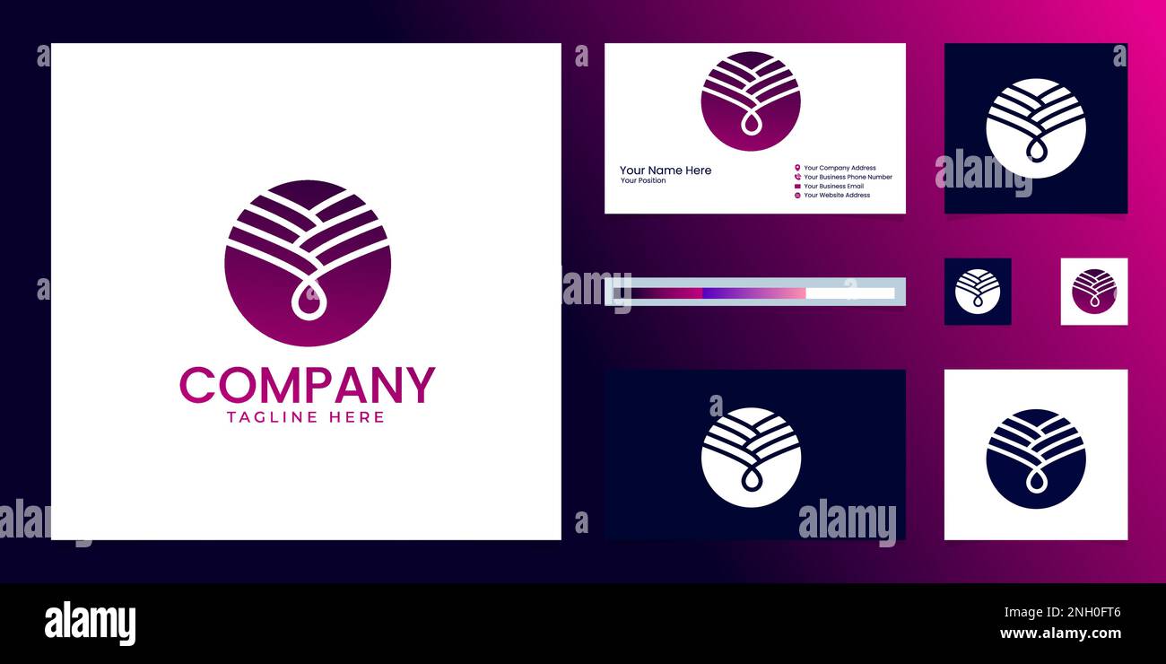 creative style modern abstract logo design Stock Vector