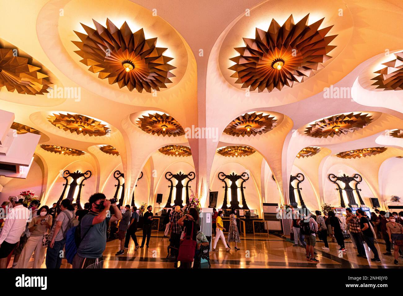 Siam Square, Bangkok, Thailand July 5, 2020 Tourists taking photo