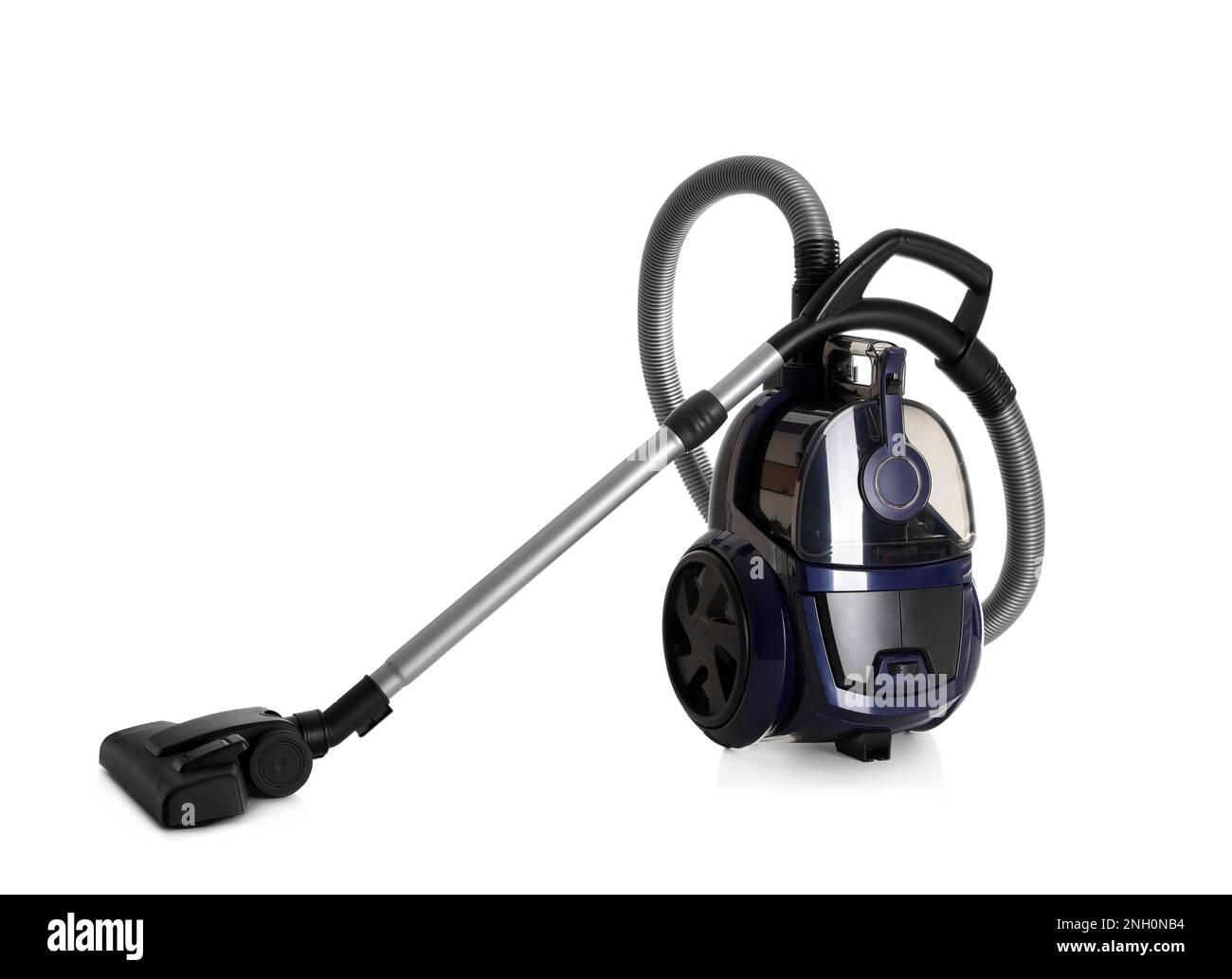 Modern new vacuum cleaner on white background Stock Photo Alamy