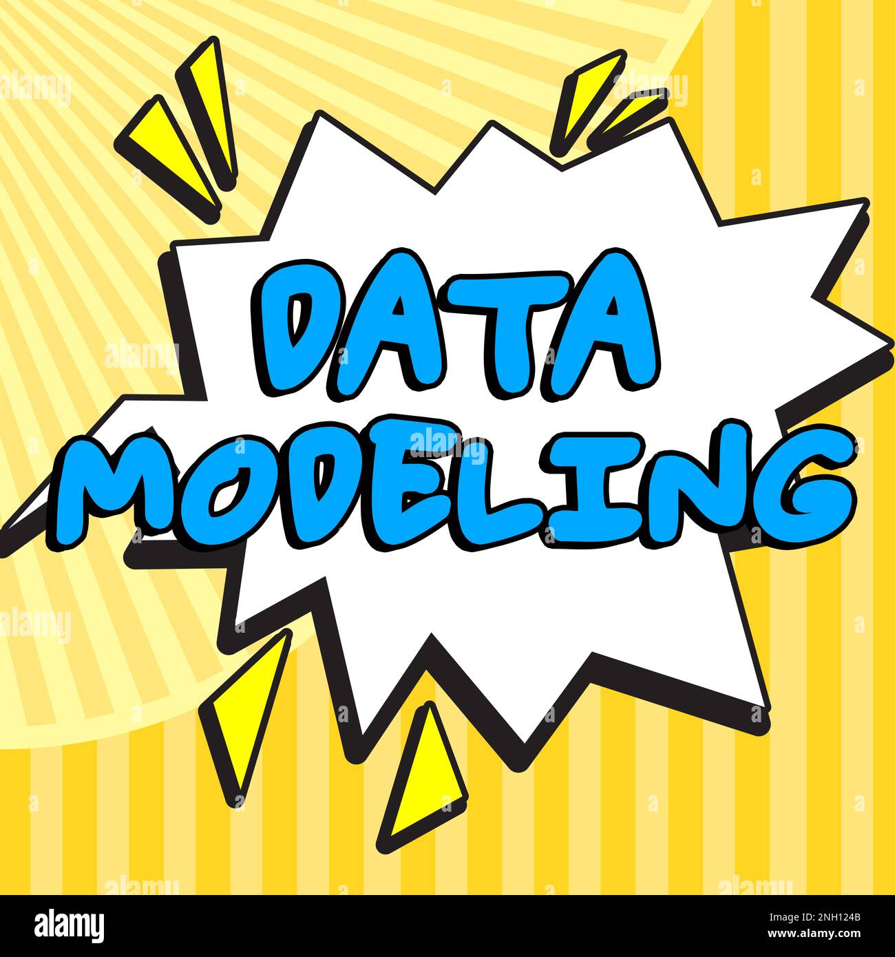 Conceptual caption Data Modeling, Internet Concept process of transferring data between data storage systems Stock Photo