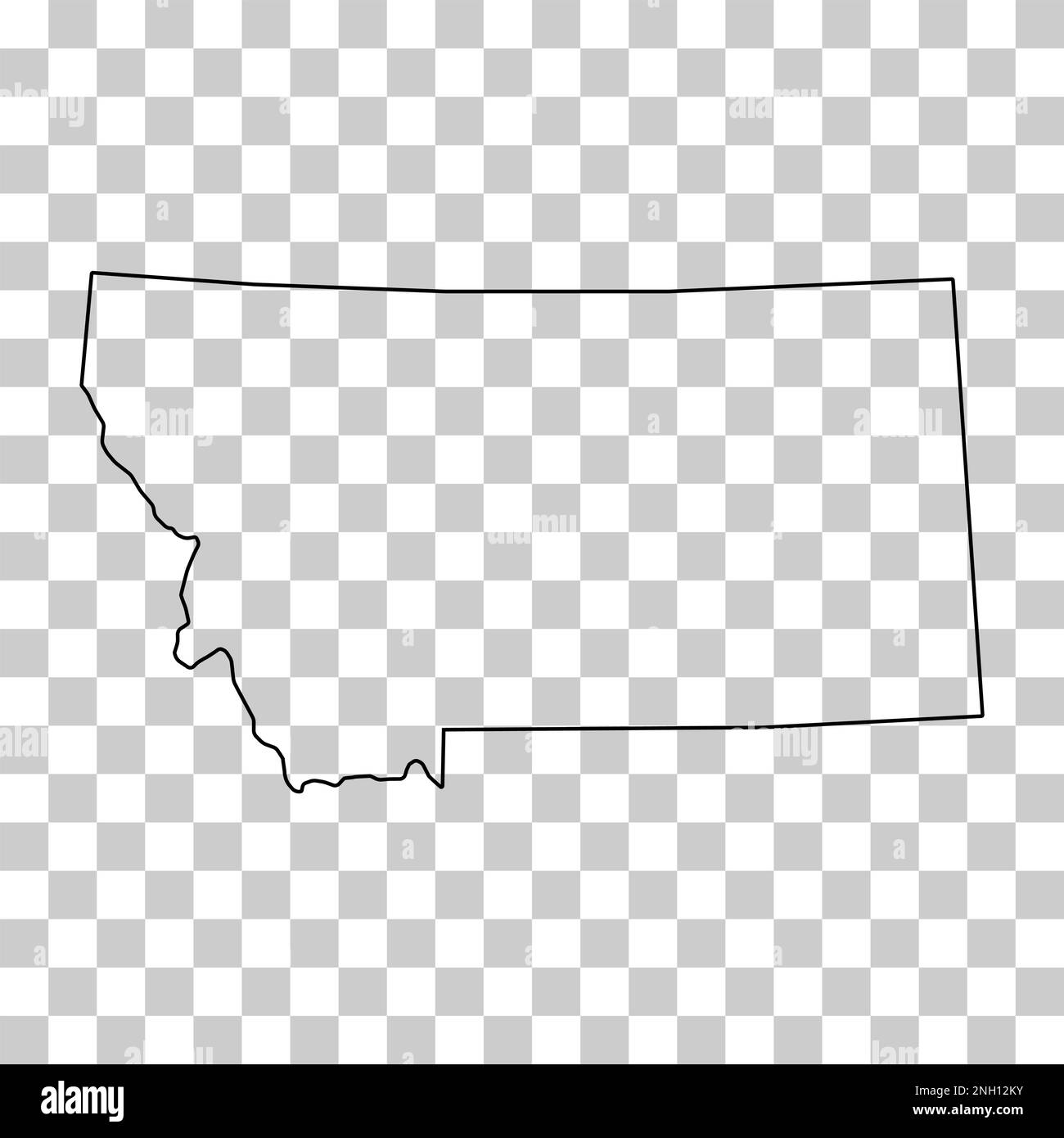 Montana map shape united states - Montana Map Shape United States Of America Flat Concept Icon Symbol Vector Illustration 2NH12KY 