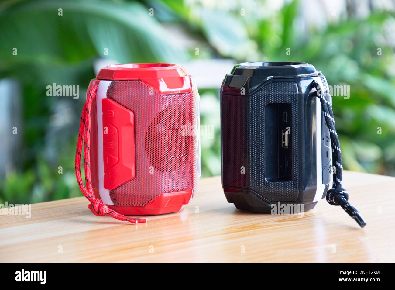 mini portable speaker, bluetooth speaker Stock Photo