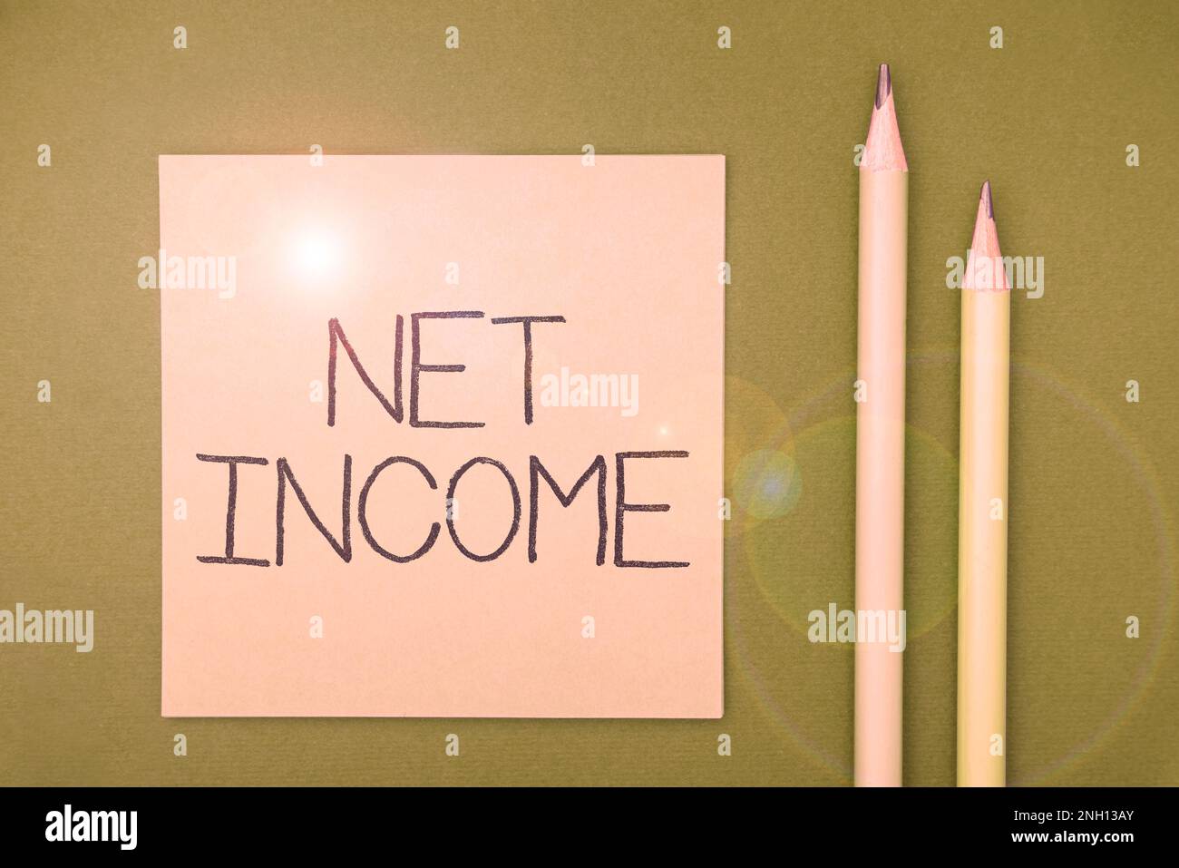 Sign displaying Net Income, Business approach the gross income ...