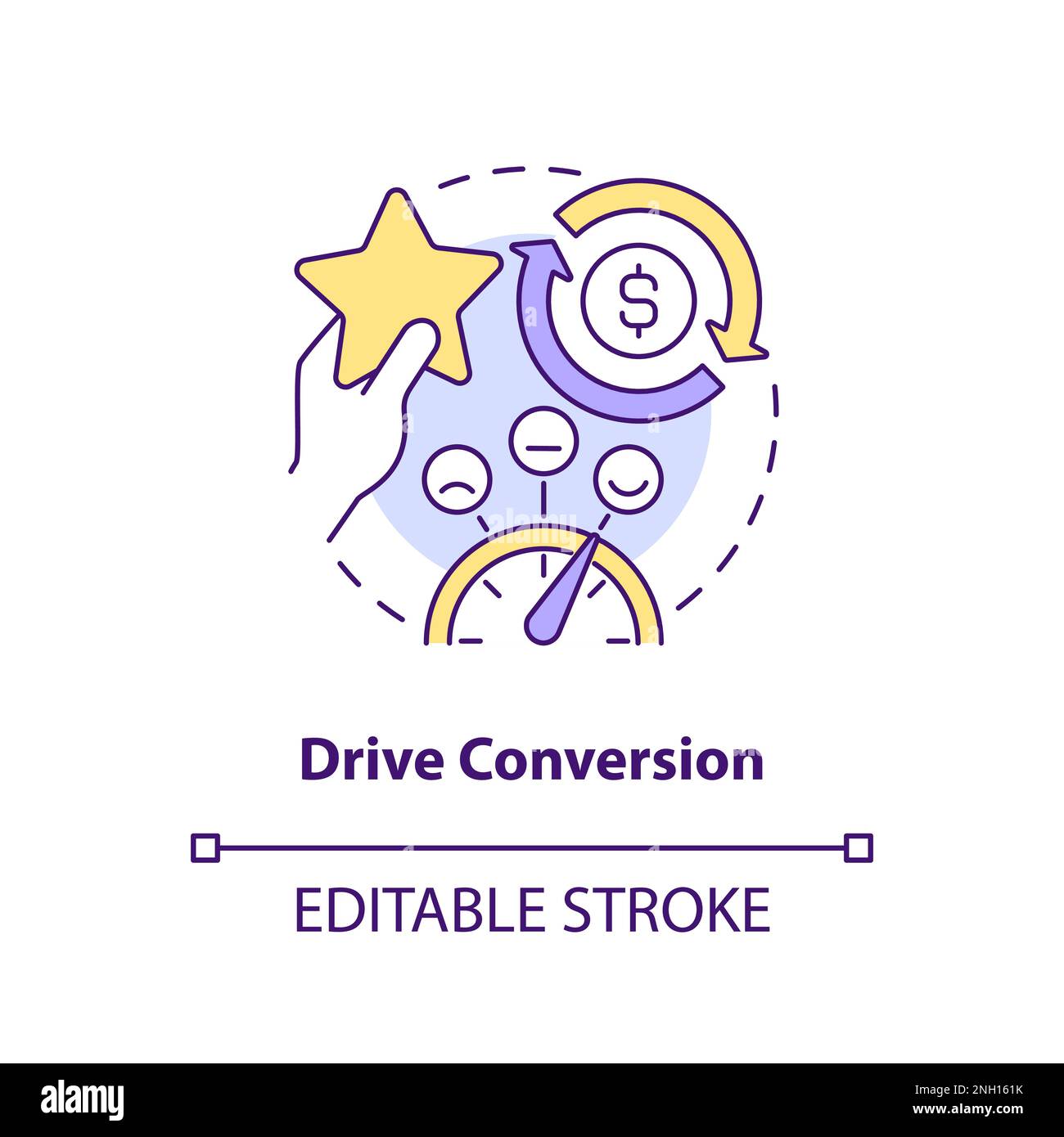 Drive conversion concept icon Stock Vector Image & Art Alamy