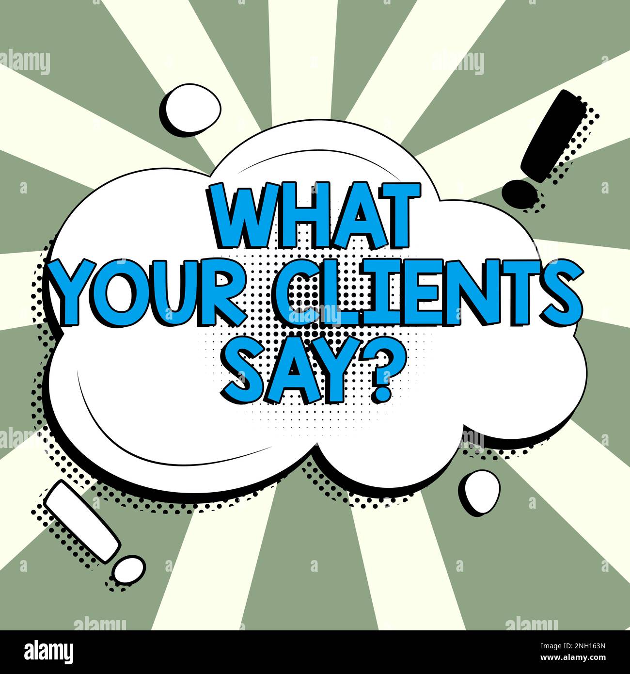 Text caption presenting What Your Clients Say, Business overview ...