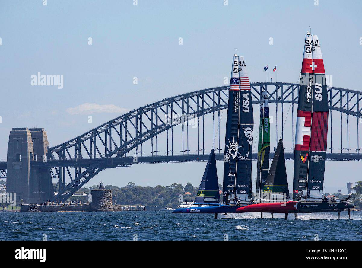 United States SailGP Team scored second behind the France SailGP Team