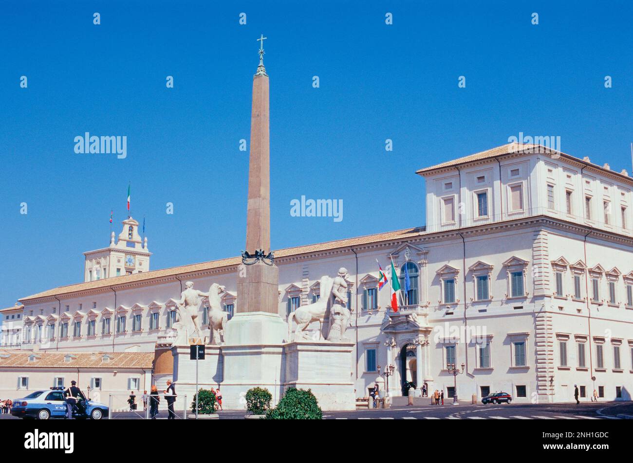 rome italy Quirinal Palace Stock Photo