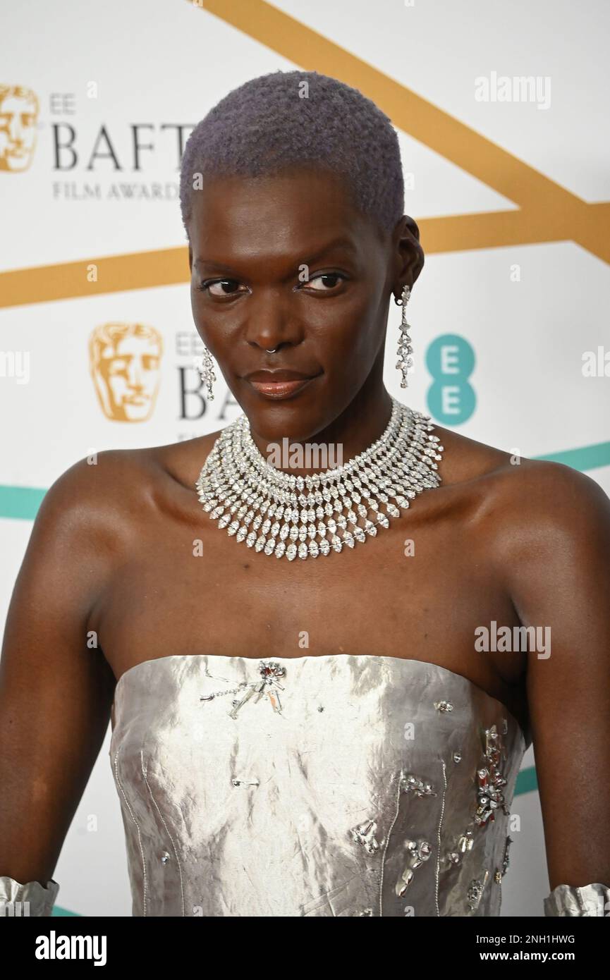 London, UK. 19th Feb, 2023. Sheila Atim attends the EE BAFTA Film