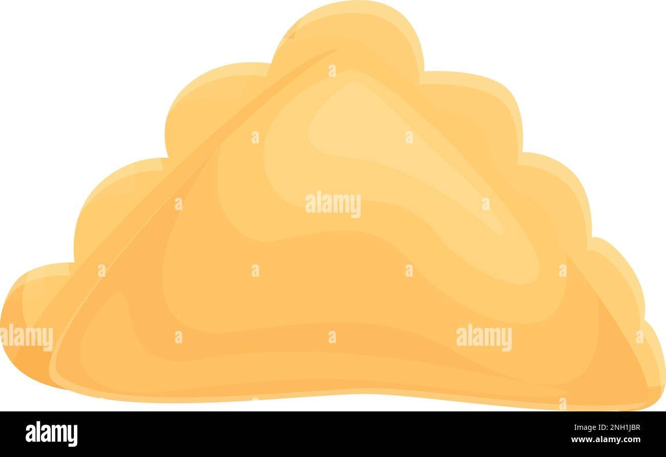 Meal dumpling icon cartoon vector. Dish cuisine. Rice bun Stock Vector ...