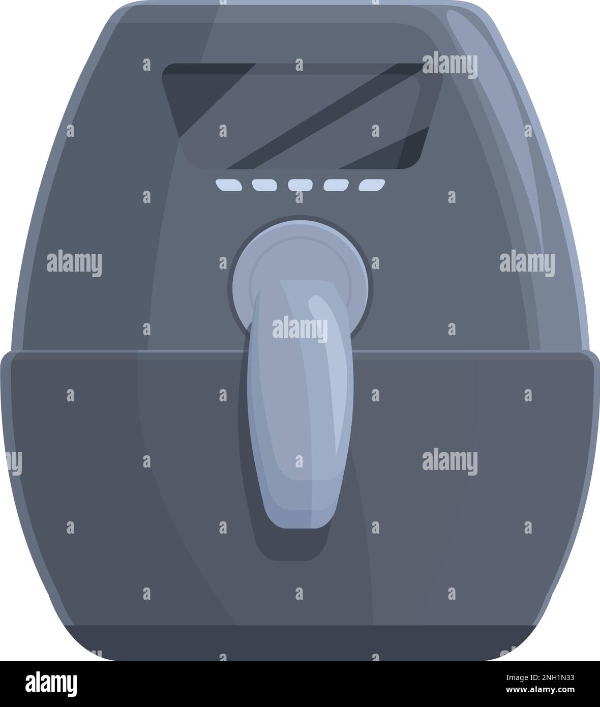 Meal air fryer icon cartoon vector. Cook food. Oil machine Stock Vector ...