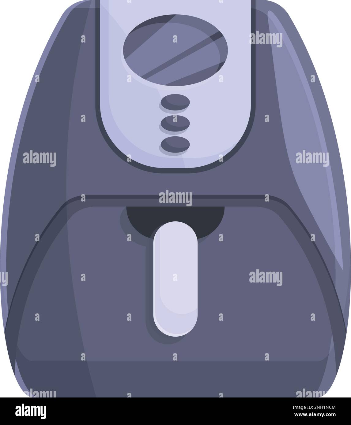 Oil air fryer icon cartoon vector. Cook food. Roast machine Stock ...