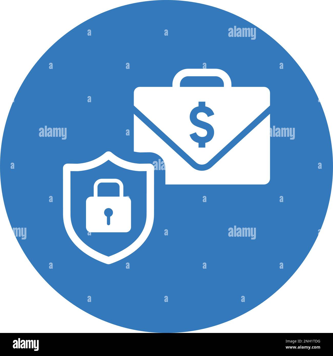 Business Security Icon design template vector illustration for graphic and web design or commercial purposes. Stock Vector