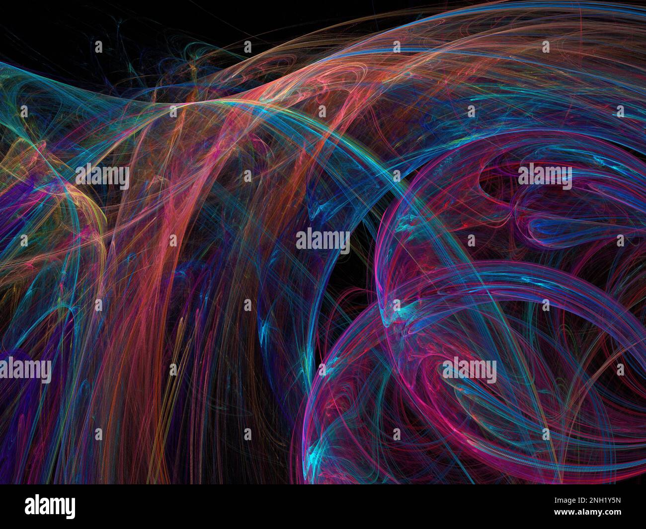 Fractal surface, illustration Stock Photo - Alamy