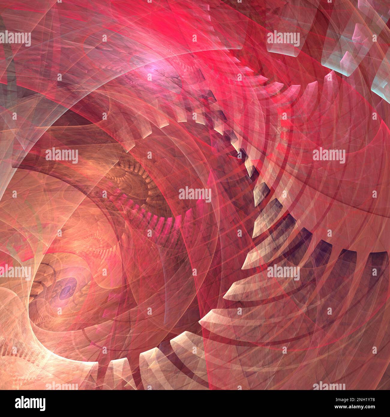 Architectural fractal, illustration Stock Photo - Alamy