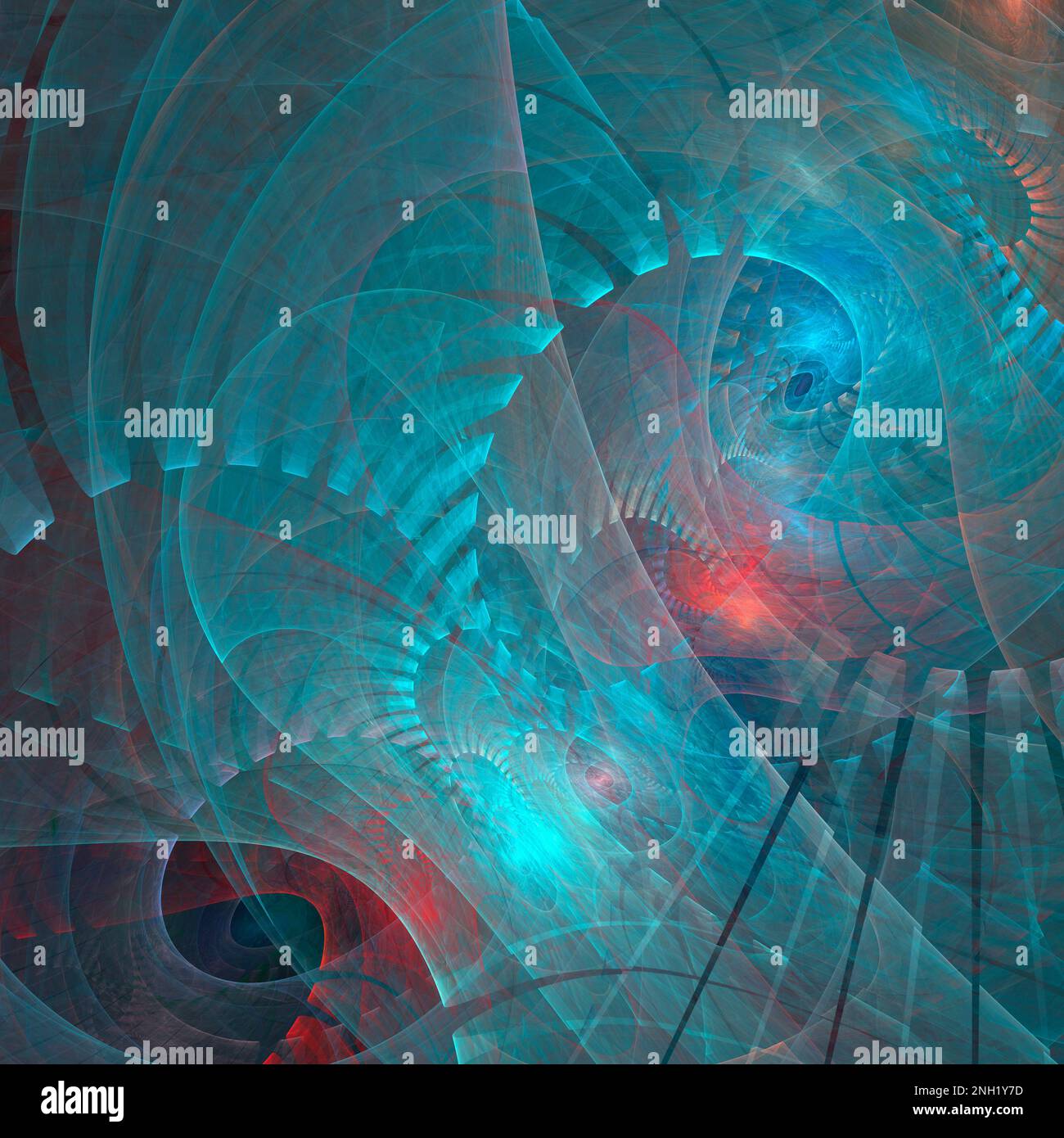 Architectural fractal, illustration Stock Photo - Alamy