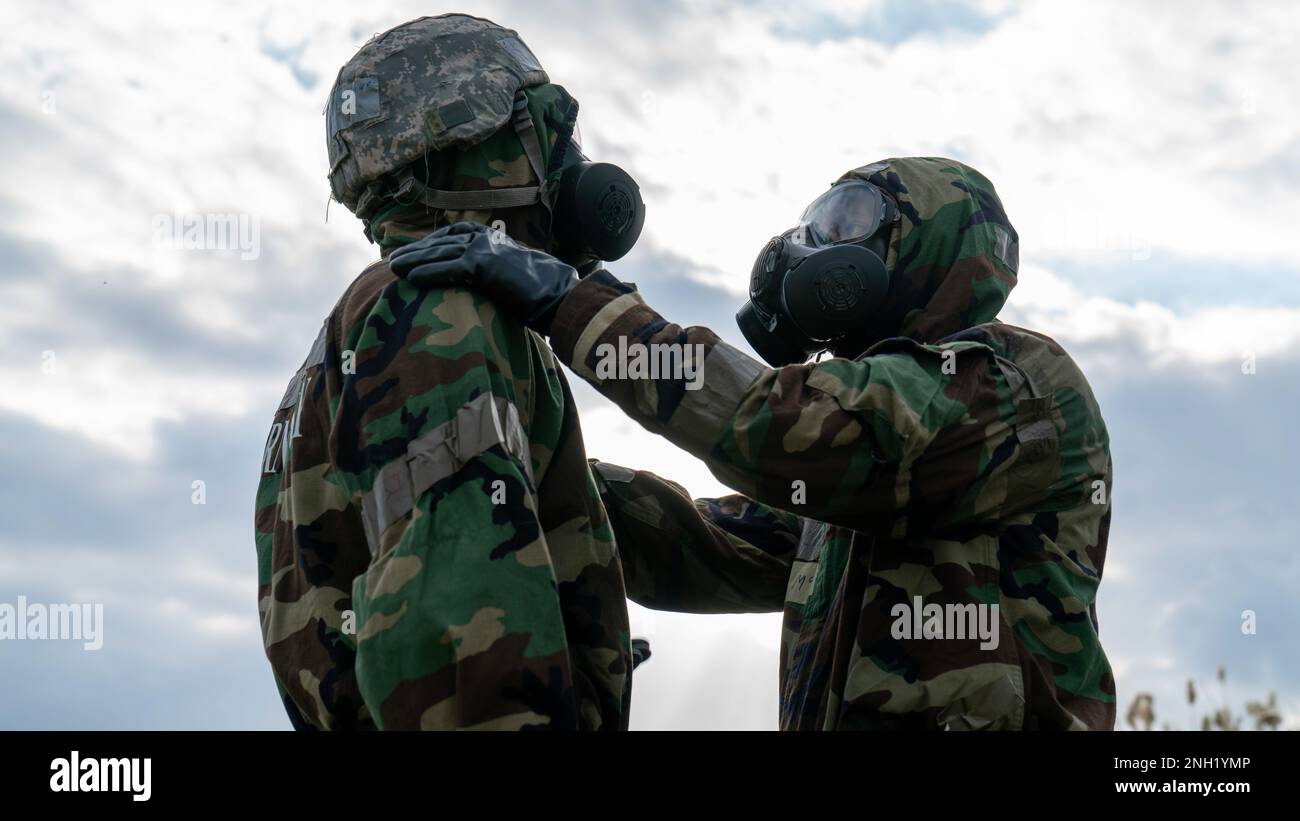 U.S. Air Force Airmen from the 33rd Rescue Squadron don mission ...