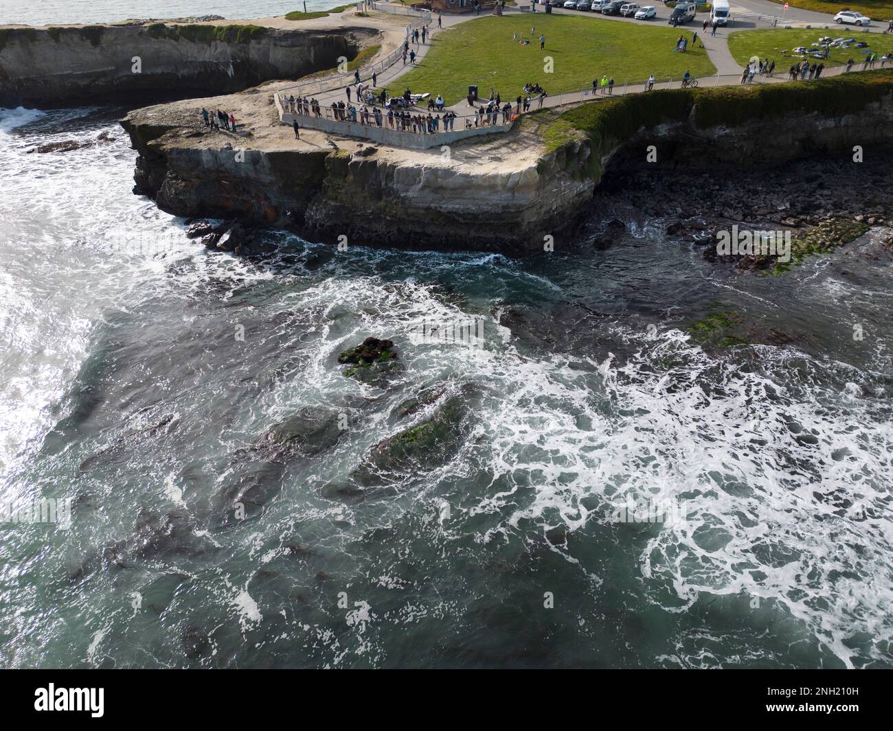 Santa Cruz California USA. 19th Feb 2023. A chunk of rock