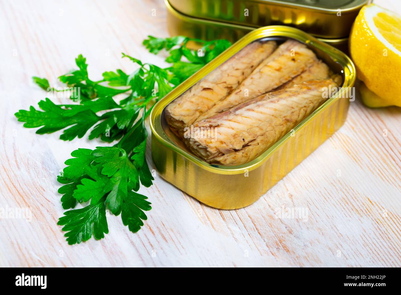 Canning fish hi-res stock photography and images - Alamy