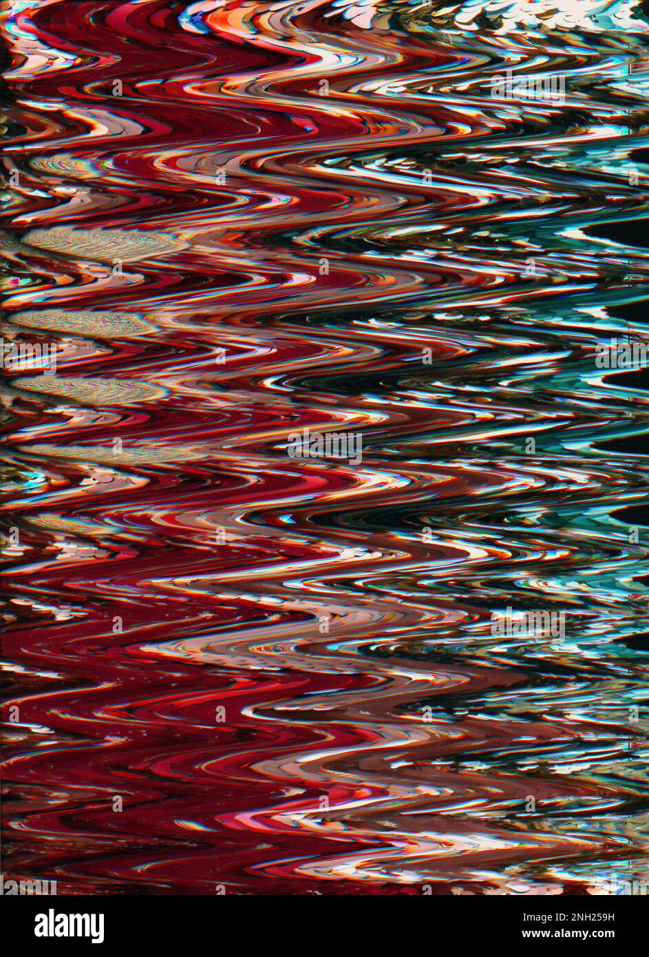 distorted display system breakdown signal error Stock Photo - Alamy