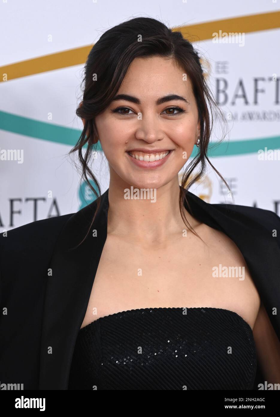 February 19th, 2023, London, UK. Jessica Henwick arriving at the 2023
