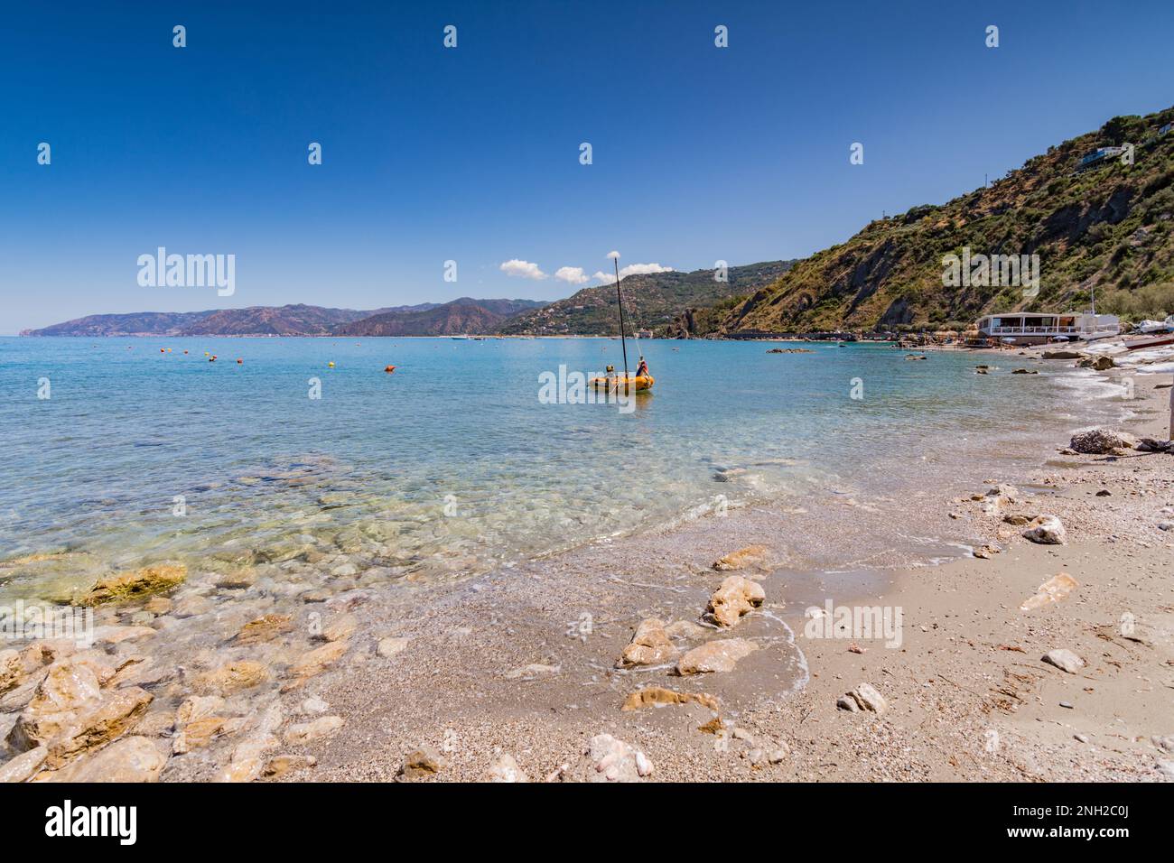 Capo d'Orlando beach, Sicily Stock Photo Alamy