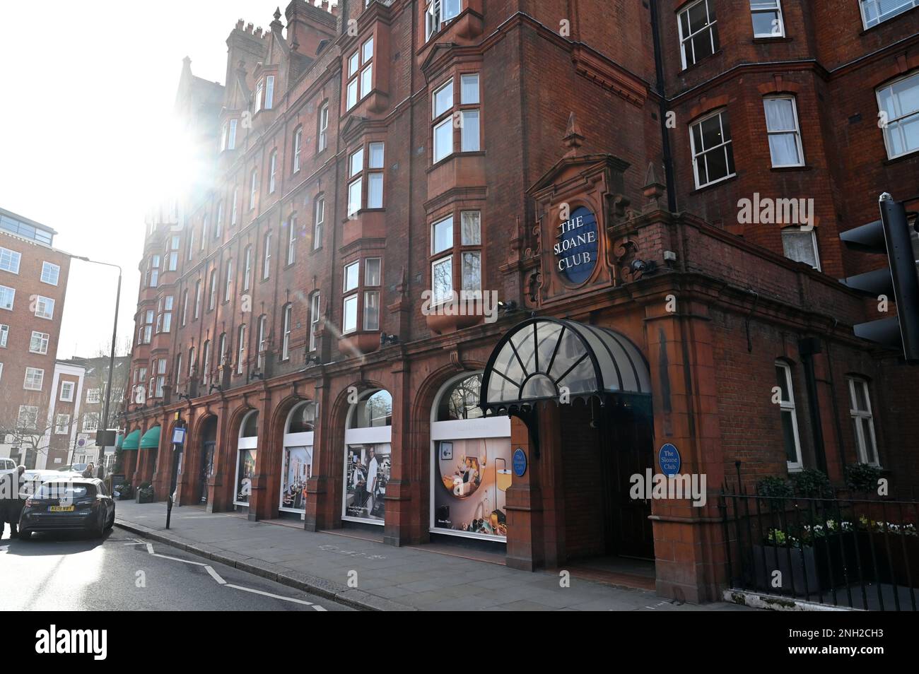 The Sloane Club in Chelsea, London, UK. February 2023 Stock Photo Alamy