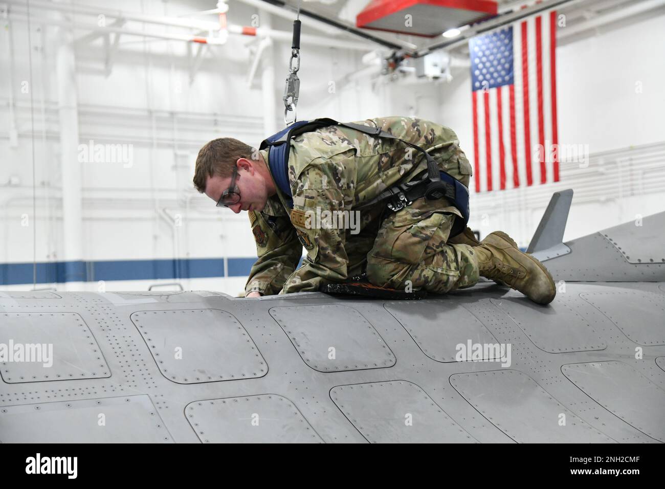 An Aircraft Fuel Systems specialist assigned to the 148th Fighter Wing
