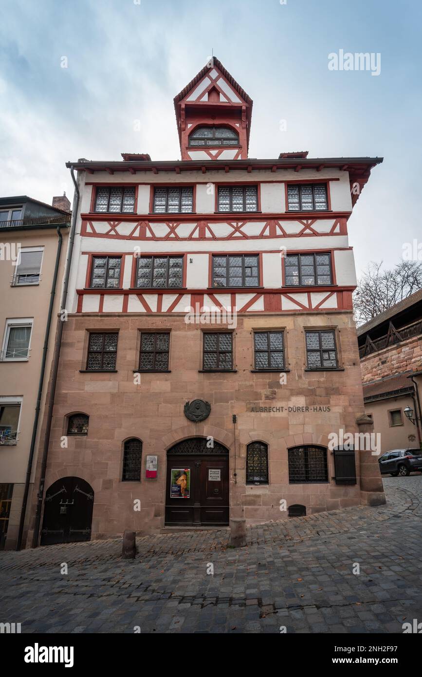 Albrecht Durer House - Nuremberg, Bavaria, Germany Stock Photo