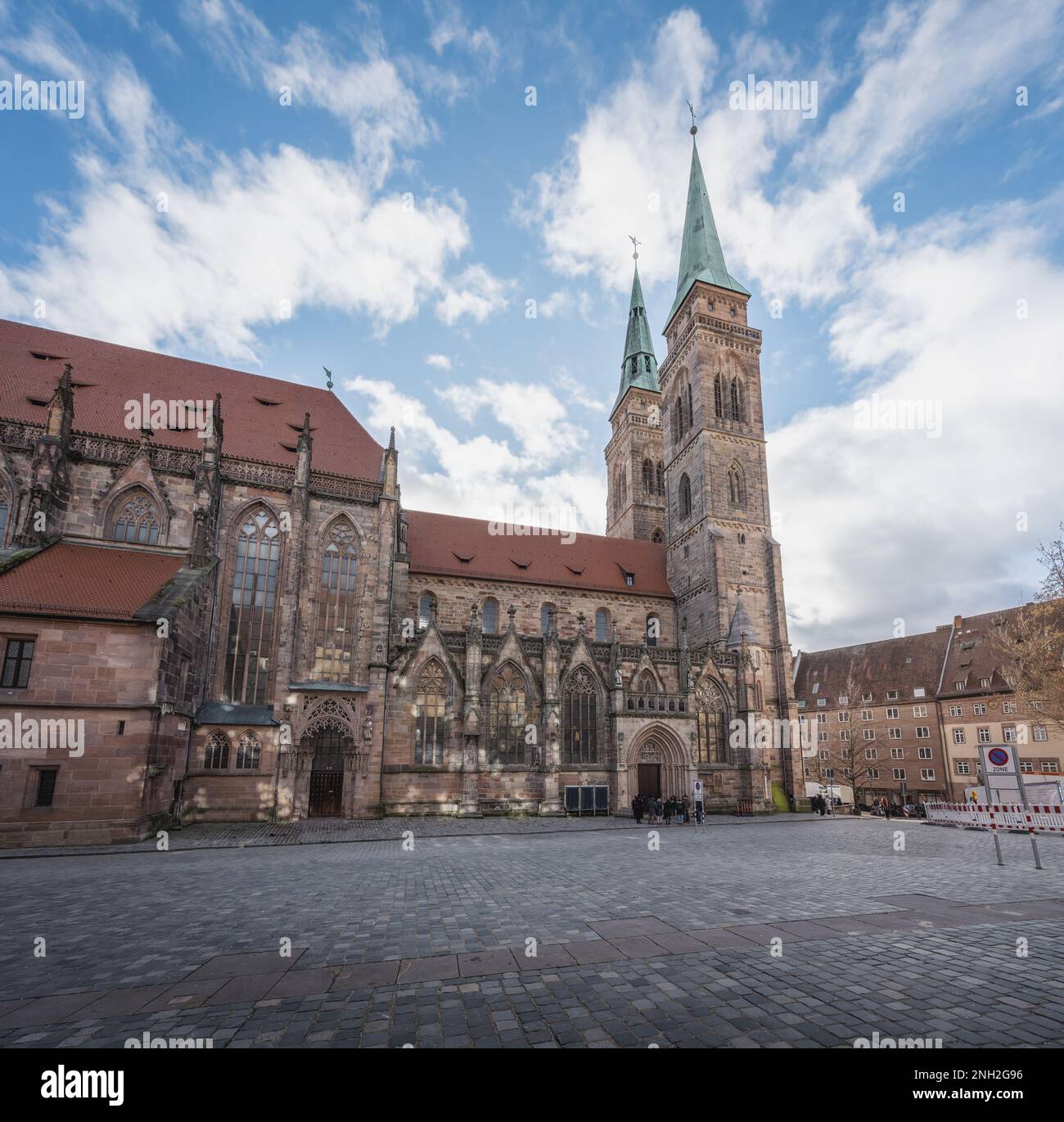 St. Sebaldus Church (Sebalduskirche) - Nuremberg, Bavaria, Germany Stock Photo