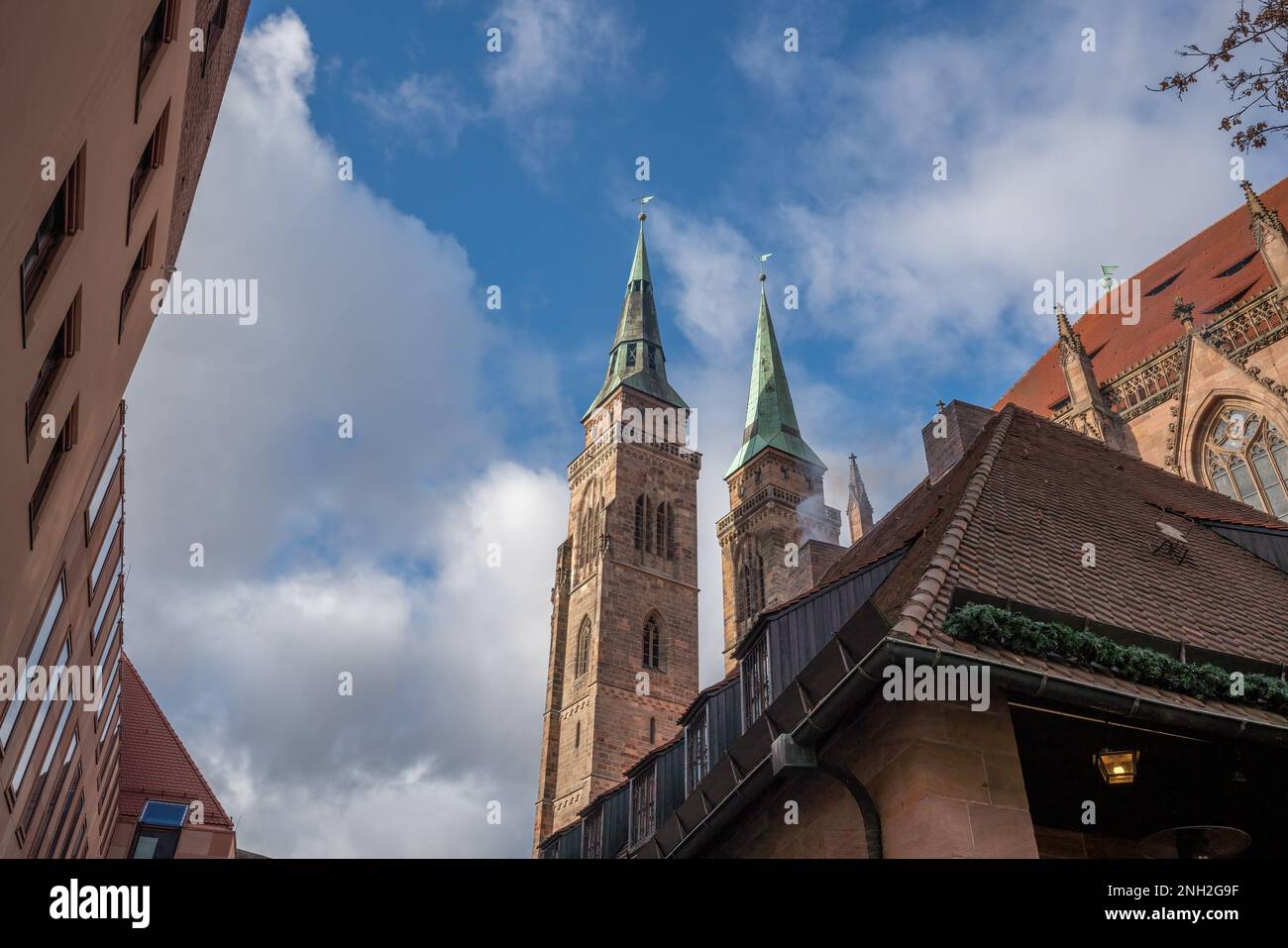 St. Sebaldus Church (Sebalduskirche) - Nuremberg, Bavaria, Germany Stock Photo
