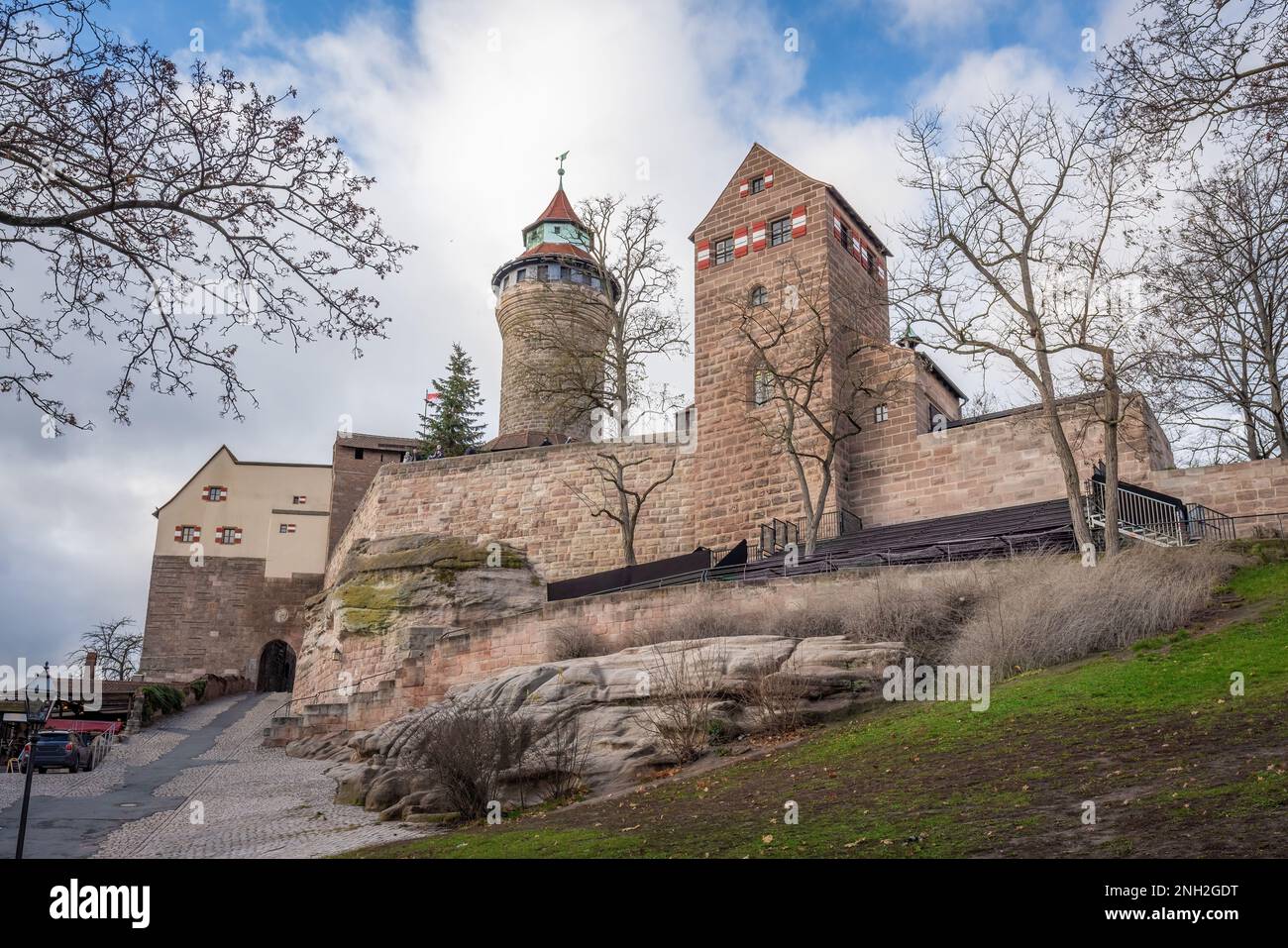 Nuremberg Castle (Kaiserburg) - Nuremberg, Bavaria, Germany Stock Photo