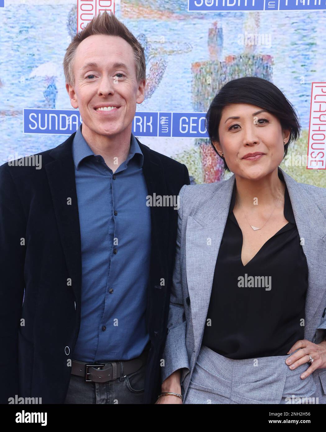 PASADENA, CA FEBRUARY 19 Jim Cashman, Michelle Non at the opening