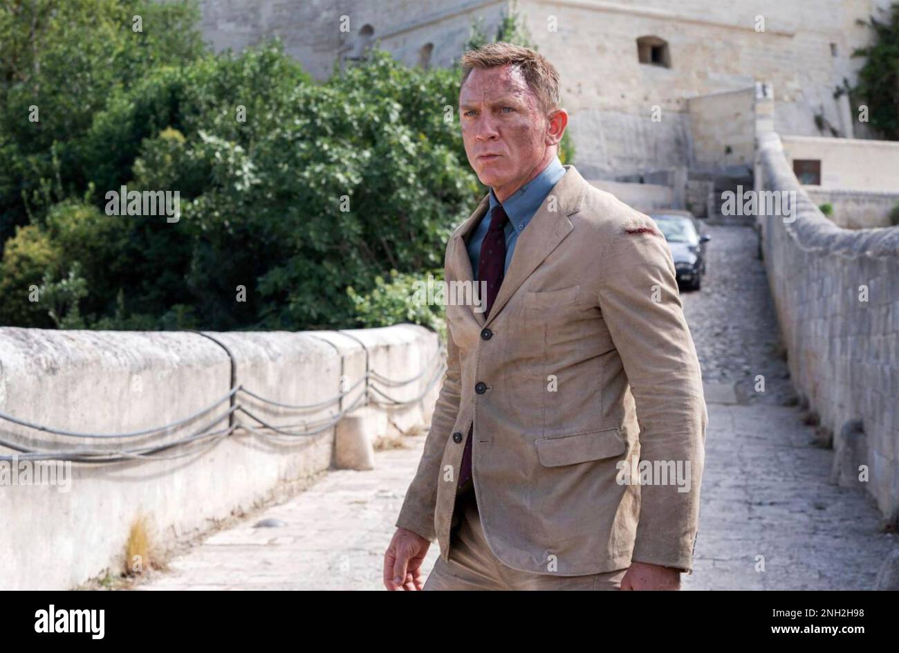 NO TIME TO DIE 2021 Universal Pictures film with Daniel Craig Stock Photo