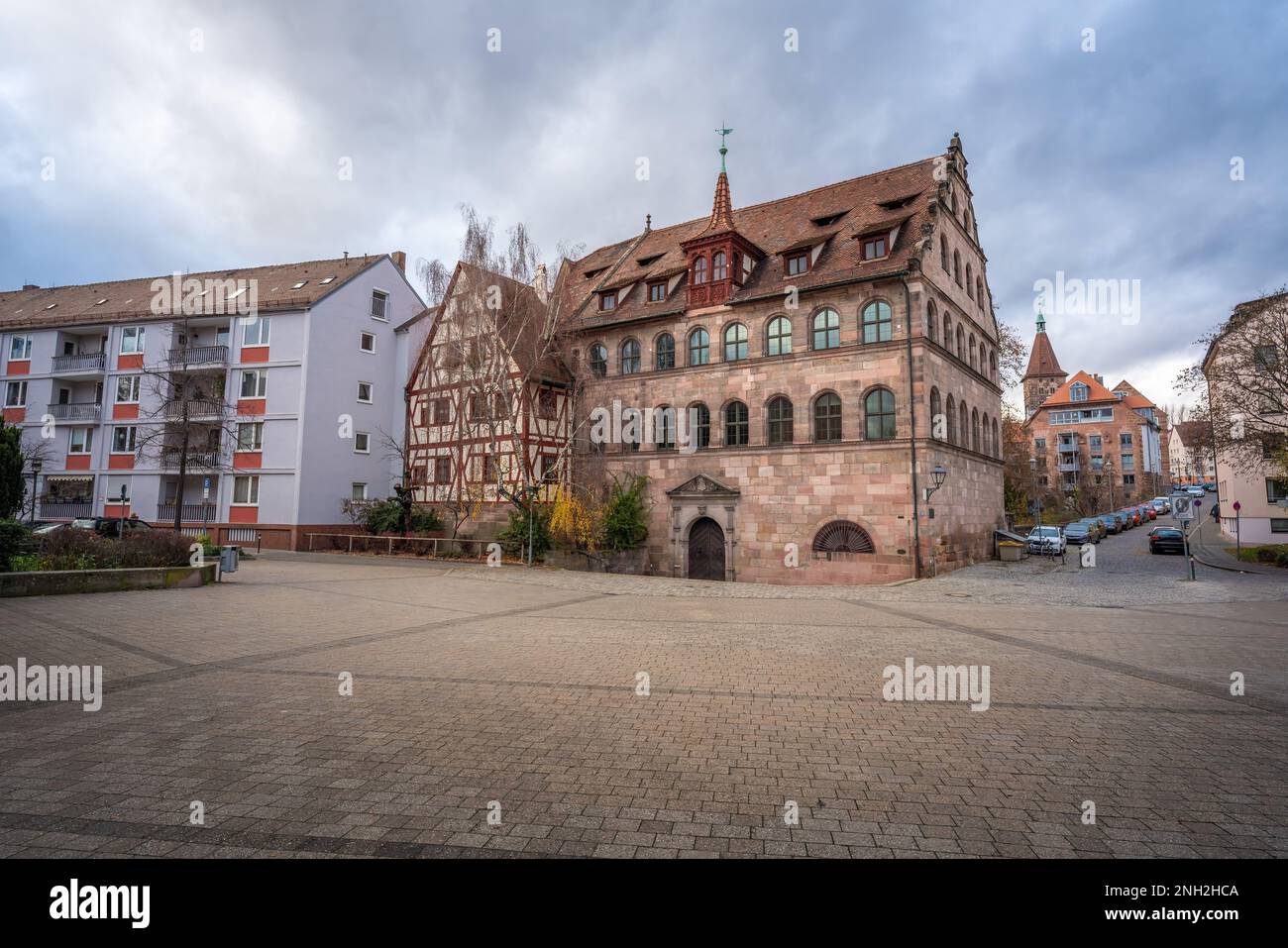 Herrenschiesshaus - Historic shooting house - Nuremberg, Bavaria, Germany Stock Photo