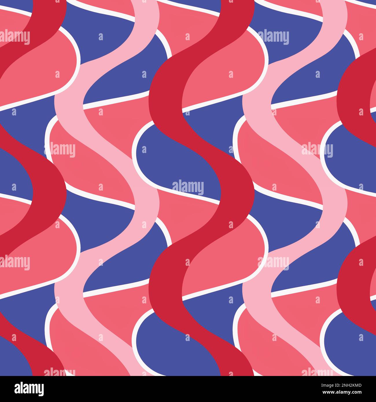 Undulating seamlessly repeating wallpaper pattern Stock Photo Alamy